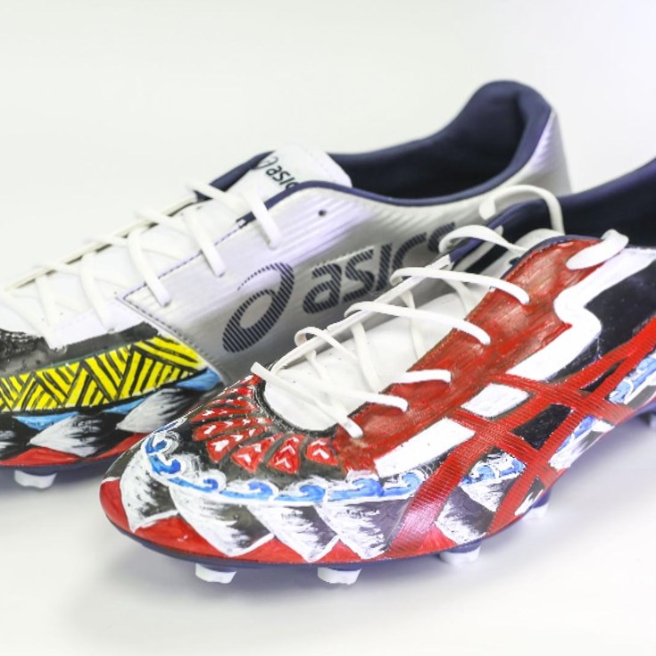 Cultural football boots support cause