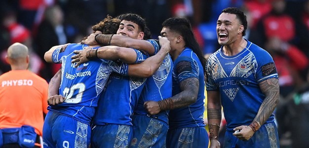 Samoans edge Tonga to set up re-match with England