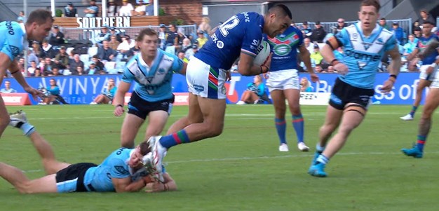 Niukore unstoppable off Johnson with a strike-back try