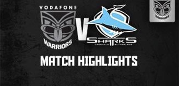 Round 3 Vodafone Warriors v Sharks Highlights