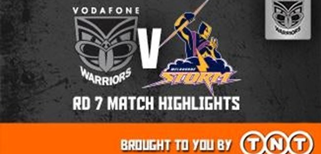 Vodafone Warriors v Storm Rd7 (Highlights)