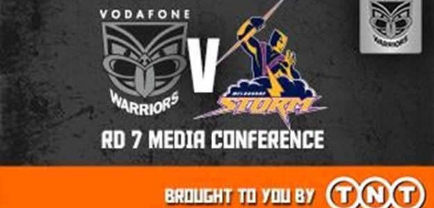 Vodafone Warriors Rd7 (Media Conference)