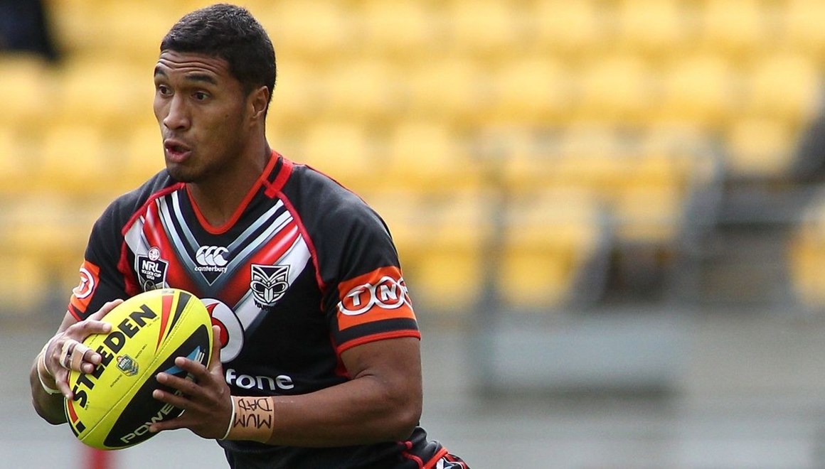 Metia Lisati is back on the wing for the Vodafone Junior Warriors today. Image | www.photosport.co.nz