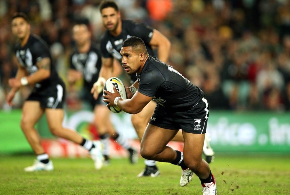 Vodafone Warriors hooker Siliva Havili on debut for the Kiwis in Friday night's Anzac Test. Copyright image | www.photosport.co.nz