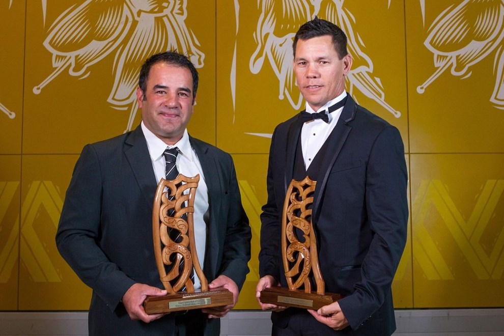 Stacey Jones and Phillip Tataurangi were both inducted into the Maori Sports Hall of Fame on Saturday night.  Image | www.photosport.co.nz