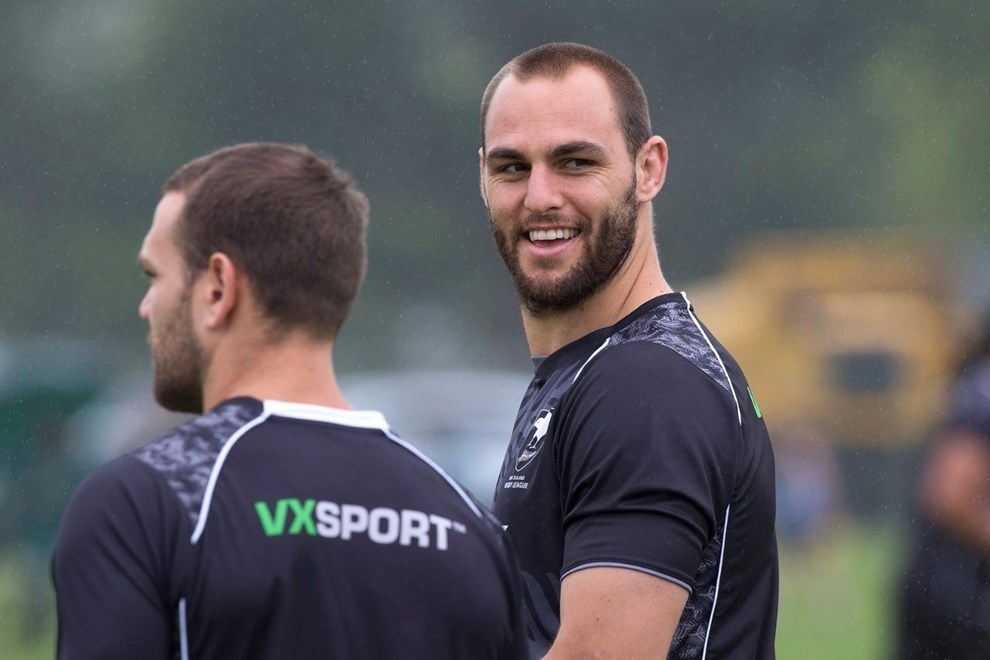 Simon Mannering at a Kiwis Training Session, Four Nations Rugby League, Glenfield, Auckland, New Zealand, Tuesday, October 28, 2014. Photo: David Rowland/Photosport