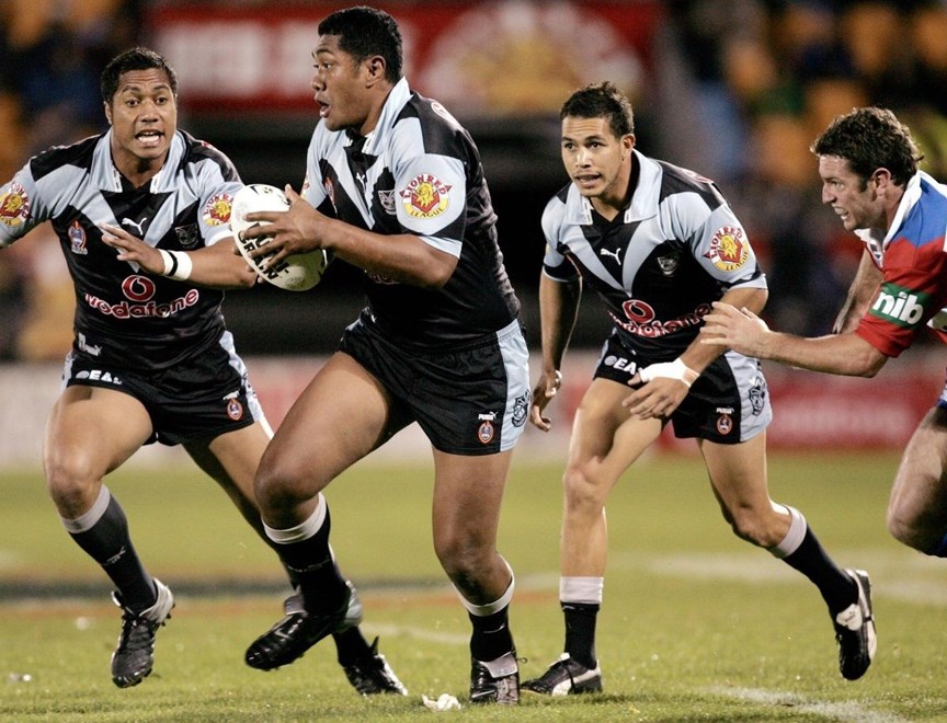 April 10, 2004 | Ali Lauitiiti's last home appearance at Mount Smart Stadium (then Ericsson Stadium) before he left the club for the English Super League. Image | www.photosport.nz
