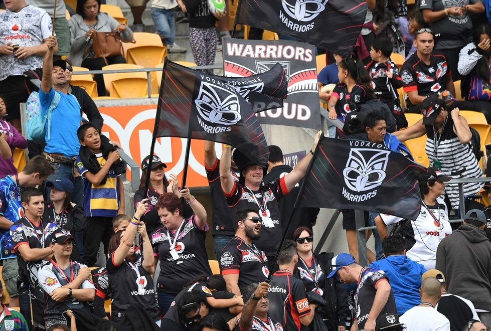 Fans. Vodafone Warriors v St George Dragons, NRL Rugby League. Mt Smart Stadium, Auckland, New Zealand. Sunday 1 May 2016. Copyright Photo: Andrew Cornaga / www.Photosport.nz