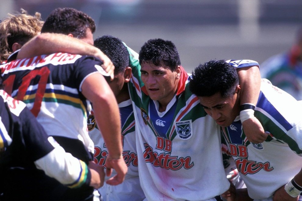 Warriors player Syd Eru. Warriors v Central Districts. New Zealand Warriors, Rugby League, Winfield Cup, 1995. PHOTOSPORT