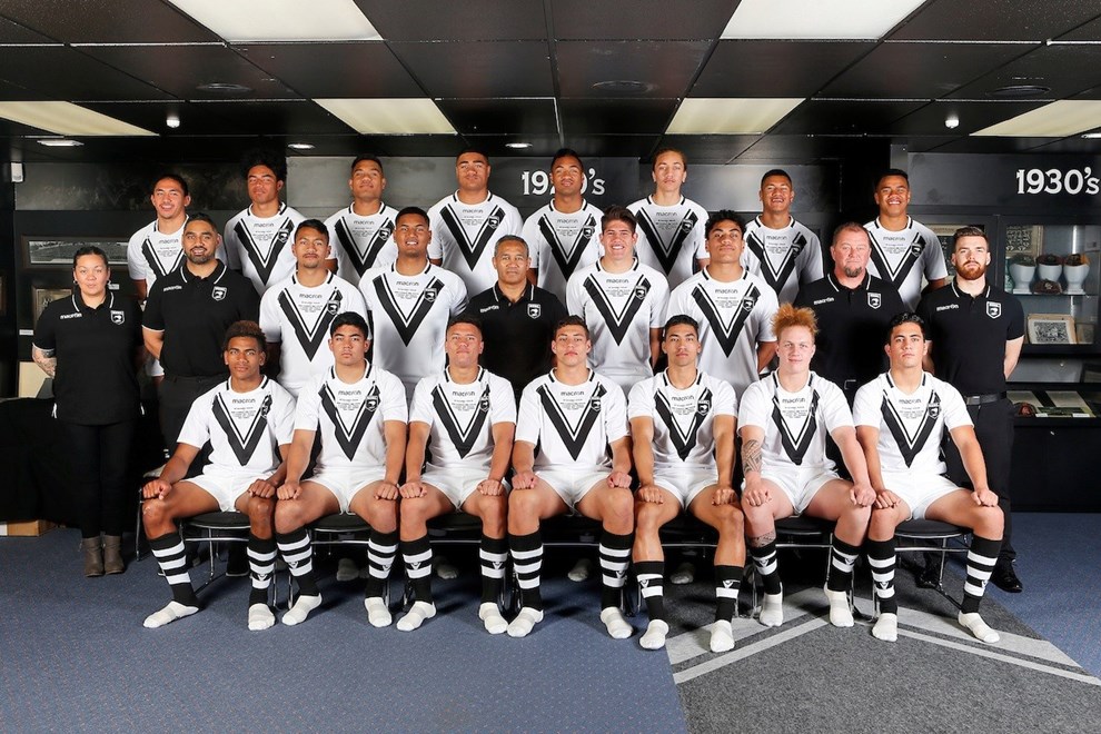 New Zealand Secondary Schools rugby league team photo and headshots, NZRL museum, Auckland. 3 October 2017. Copyright Image: William Booth / www.photosport.nz