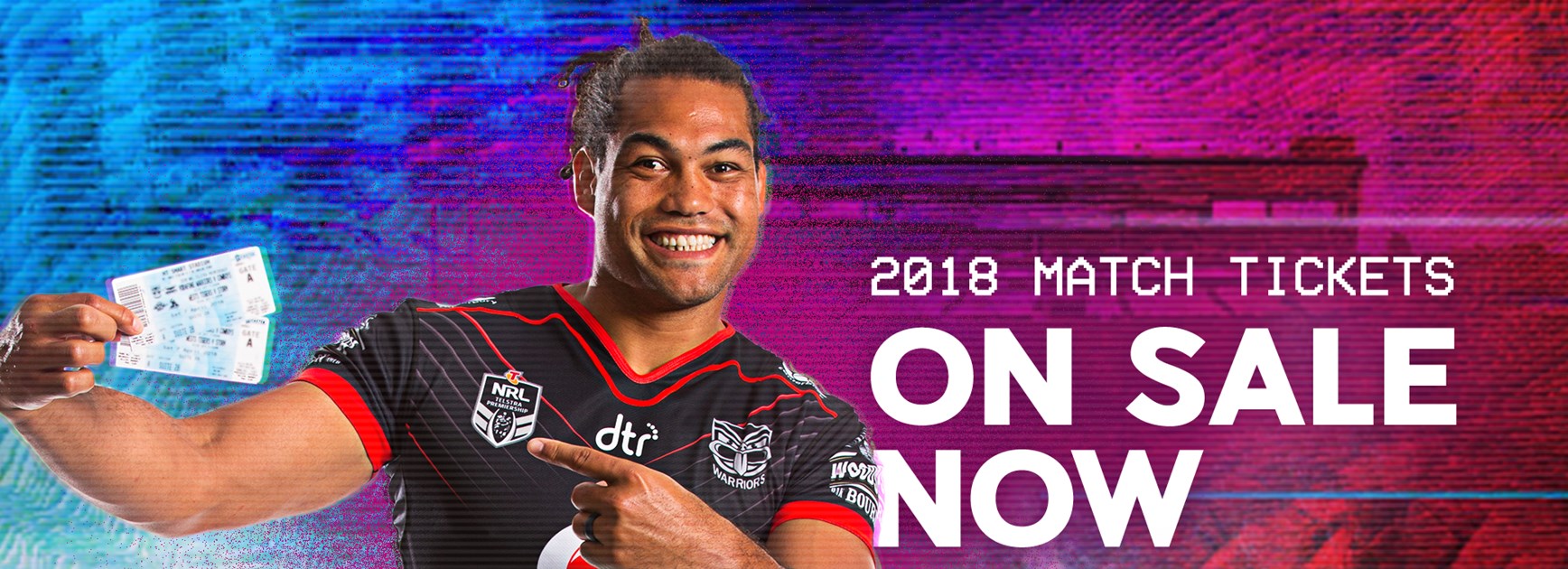 Tickets on sale for all Vodafone Warriors games
