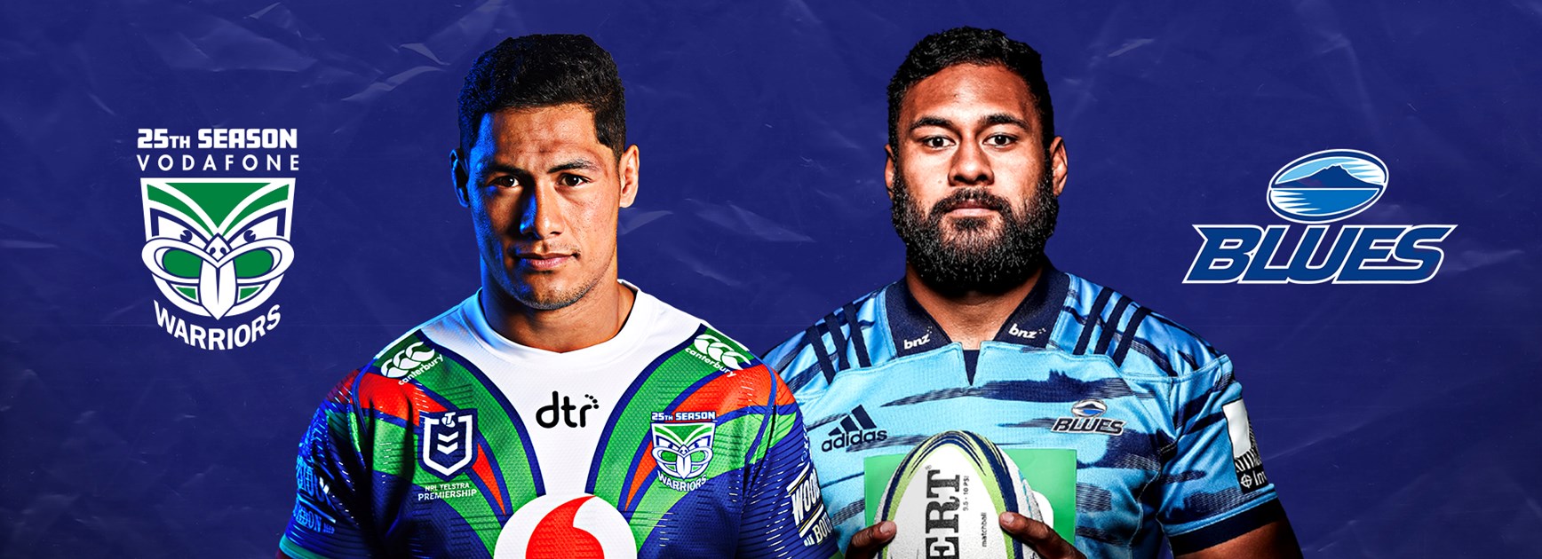 Vodafone Warriors and Blues unique ticket deal for this weekend