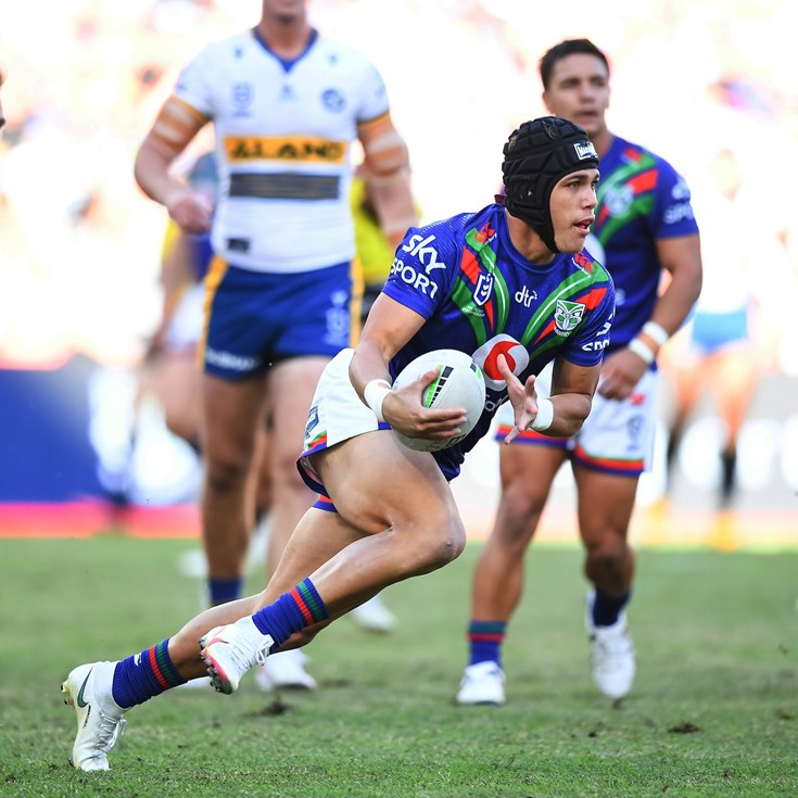 Eels sizzle early then hold off fast-finishing Warriors