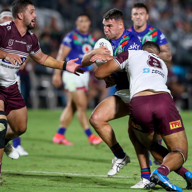 Vodafone Warriors edged out by Manly in tense encounter