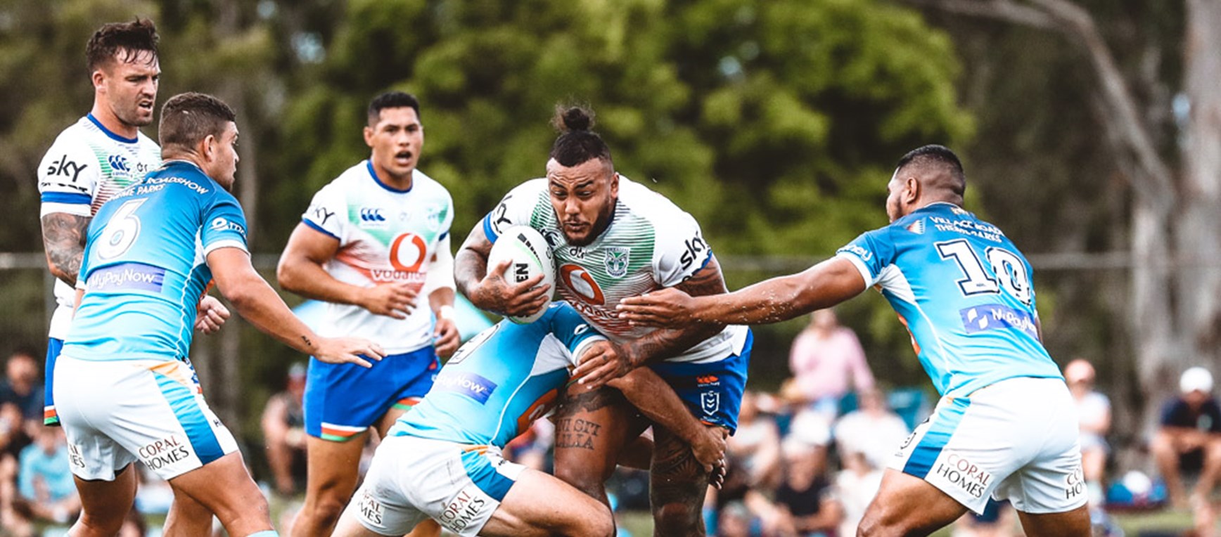 In pictures: Vodafone Warriors' trial against Gold Coast Titans