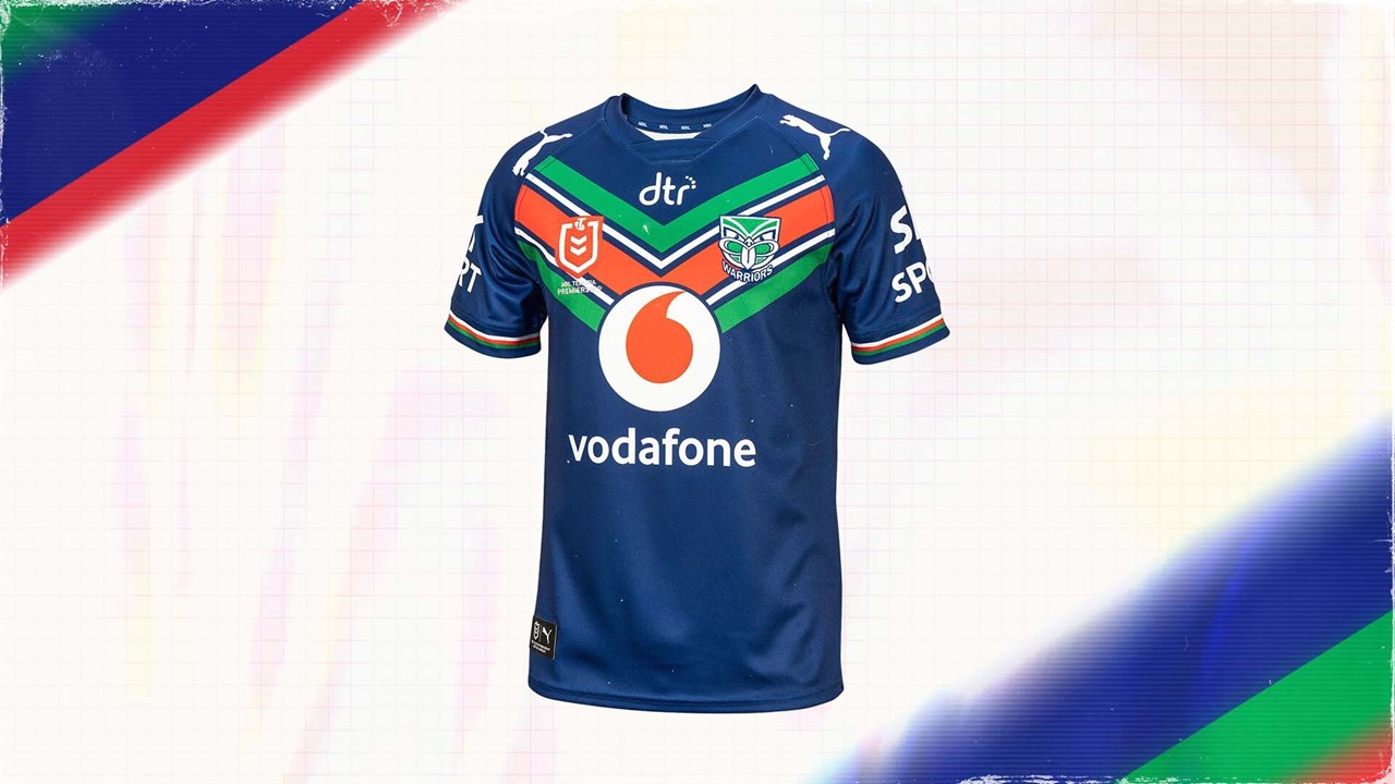PUMA unveils new Vodafone Warriors home jersey