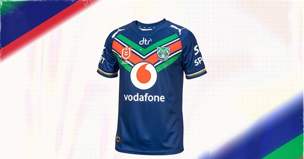 2021 New Zealand Warriors Home Blue Rugby Jersey Shirt