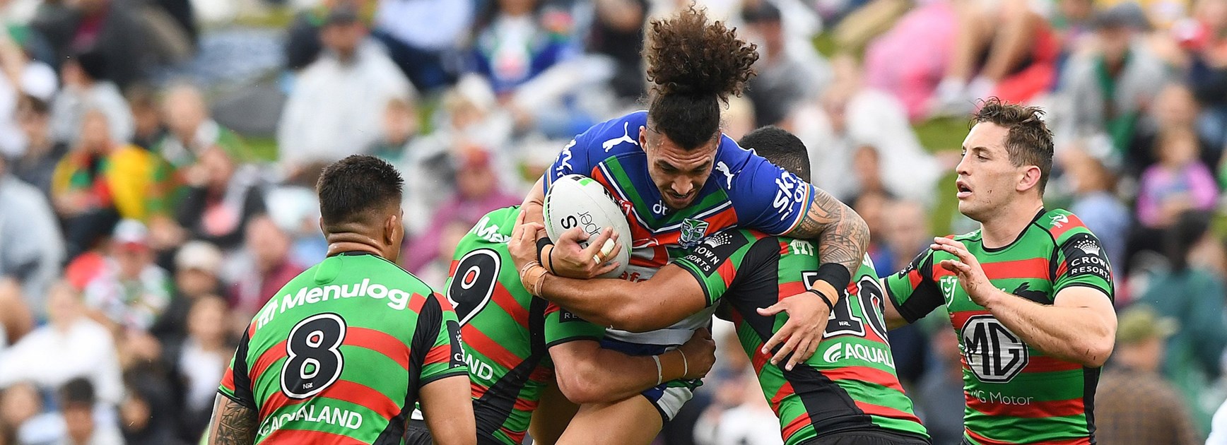 Ruthless Rabbitohs in sight of top four after thumping Warriors