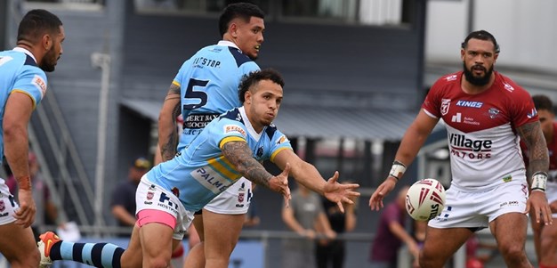 Warriors triallist guides Dolphins to win over premiers