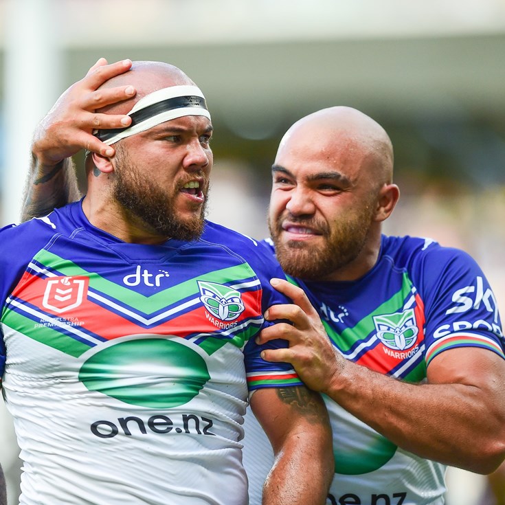 Tevaga ecstatic as he scores to put Warriors in front