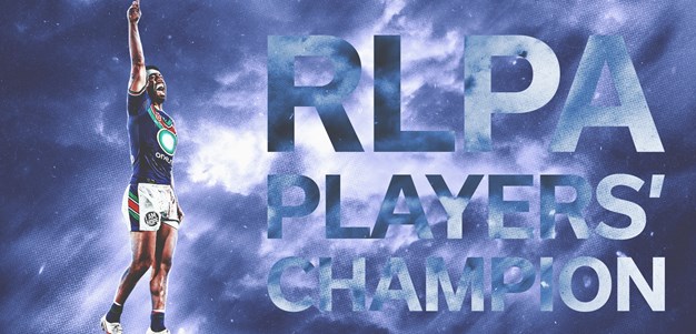 SJ crowned Players' Champion by his NRL peersw