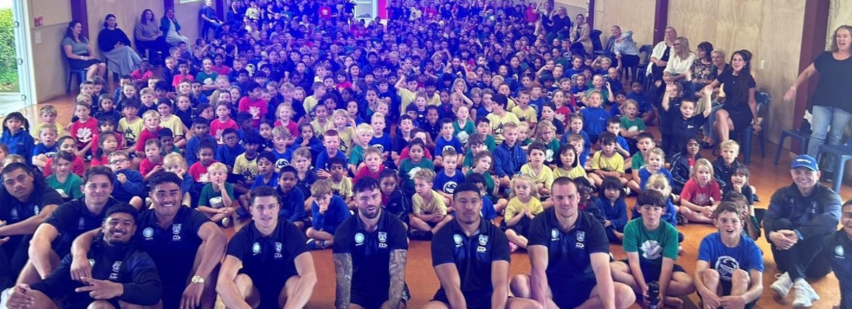 Coaches and players fronting WCF community blitz