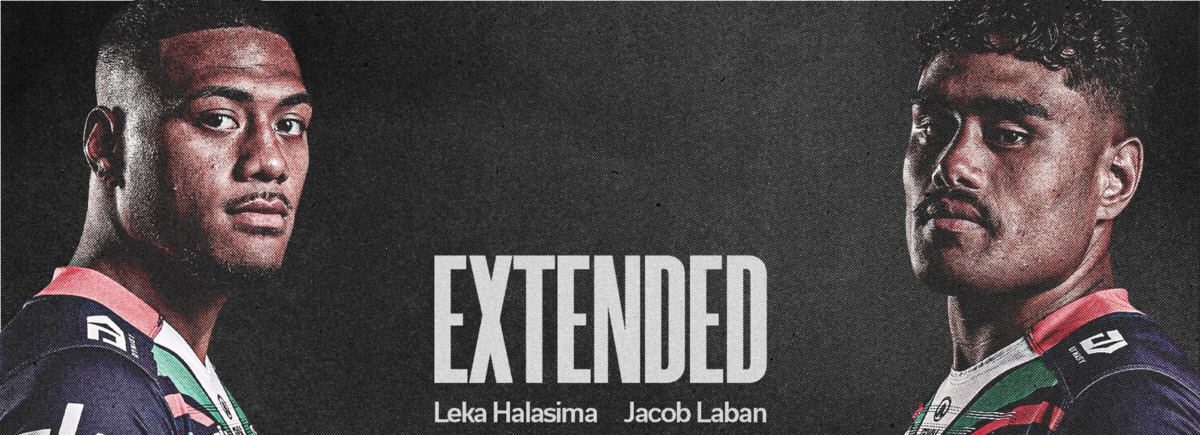 Young guns Halasima and Laban signed until 2029