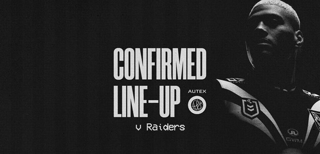 Confirmed Lineup: No late changes for side to face Raiders