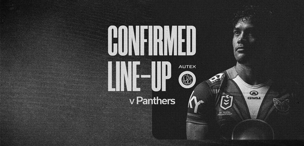 Confirmed Lineup: Starting as selected against Panthers
