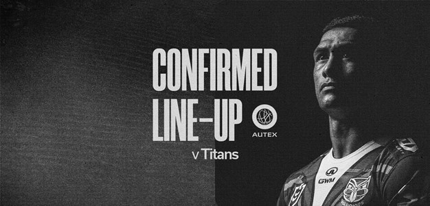 NRL Confirmed Lineup: Stowers-Smith starts