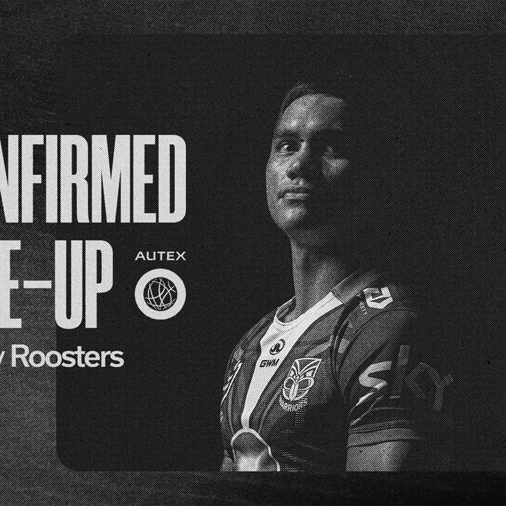 Confirmed Lineup: As selected 1-17 to face Roosters