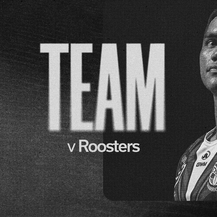 Team List: Unchanged side named for third week running