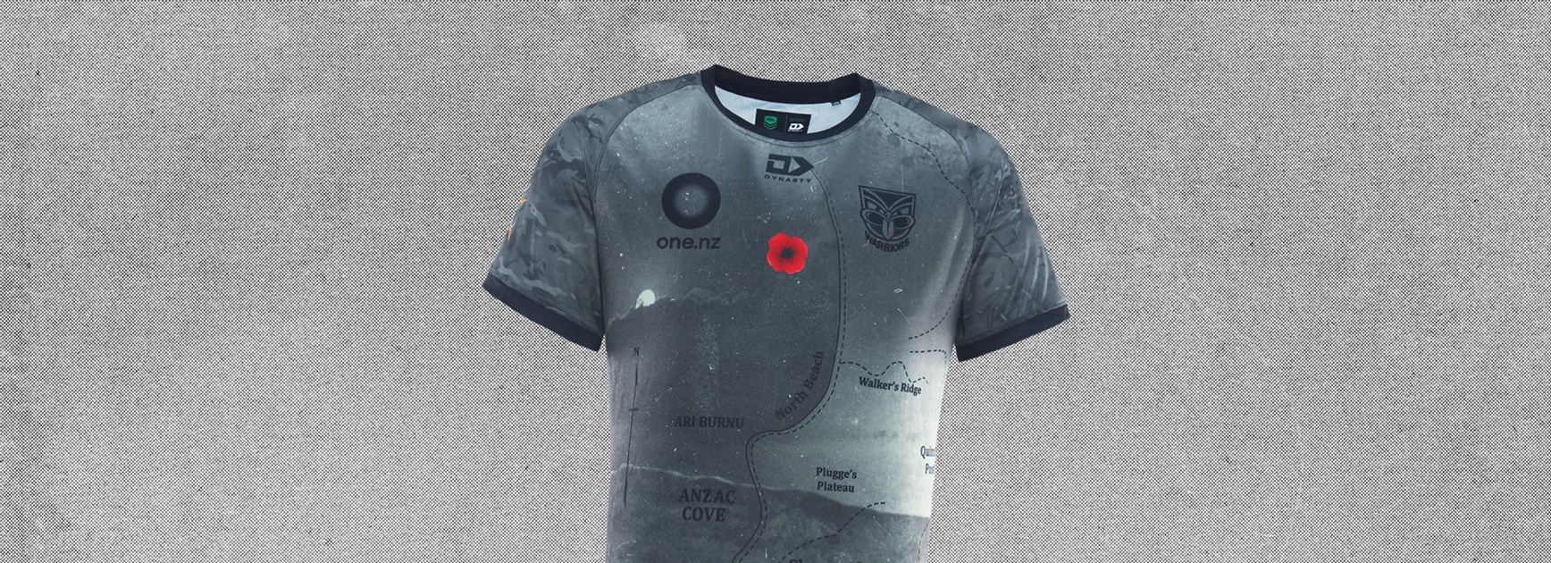 Warriors' Anzac Round warmup tee now on sale