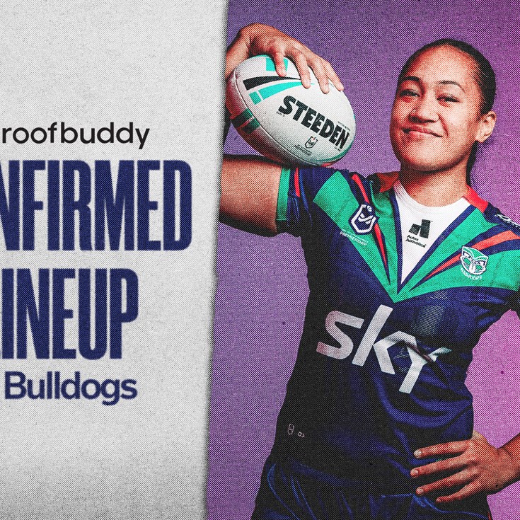NRLW Confirmed Lineup: Facing Bulldogs as selected