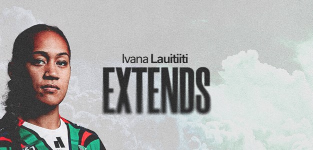 Rookie Lauitiiti re-signed on two-year NRLW contract