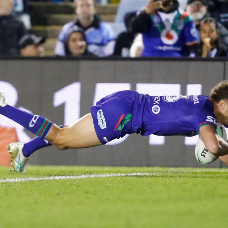 On replay #10: CHT intercepts, races 90 metres  to score