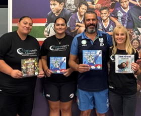 Pūmanawa Āwhina signs with Warriors Community Foundation