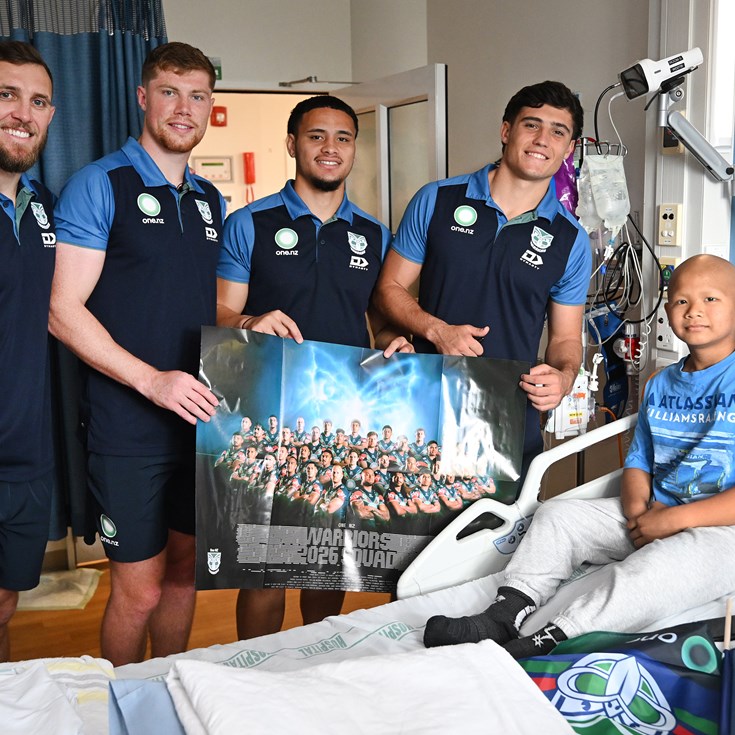 Warriors at Starship supporting 'Kick for a Cause'