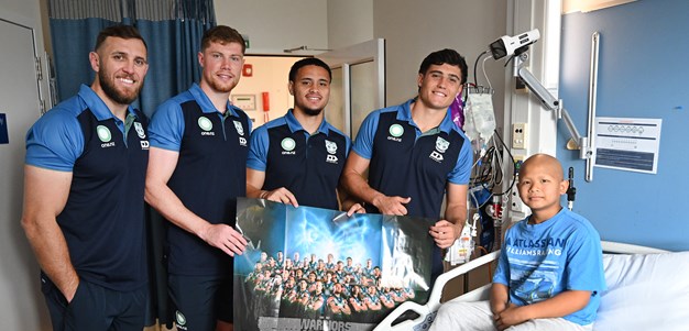 Warriors at Starship supporting 'Kick for a Cause'