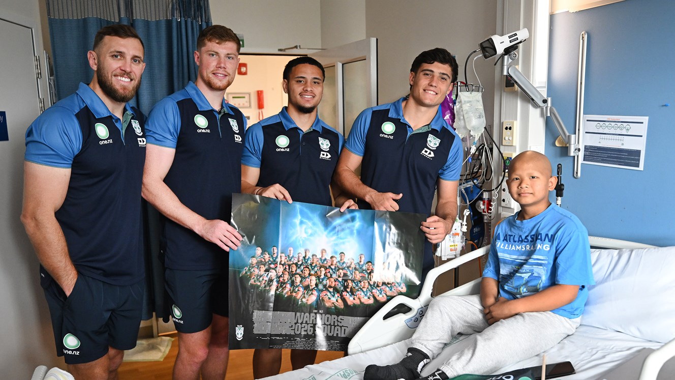 Warriors at Starship supporting 'Kick for a Cause'
