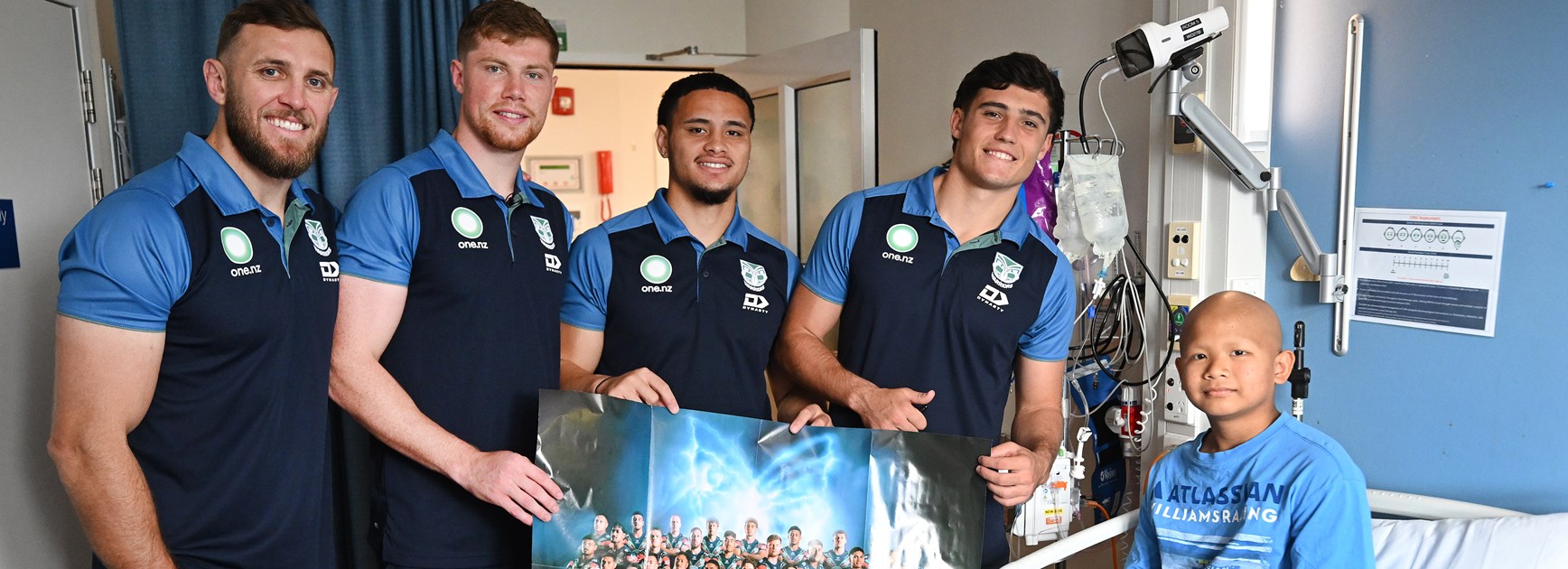 Warriors at Starship supporting 'Kick for a Cause'