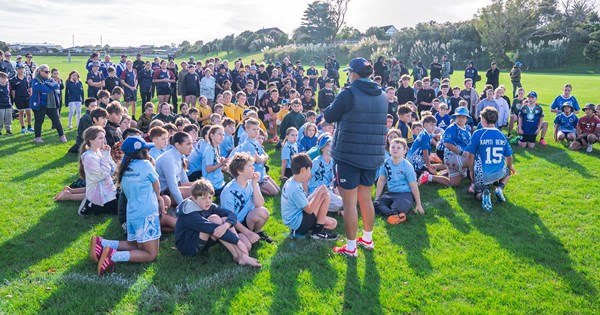 Warriors Rugby League Stars Engage Wellington Youth