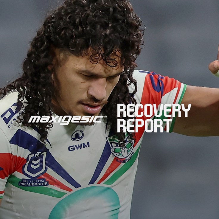 Maxigesic Recovery Report: NRL and NRLW squads