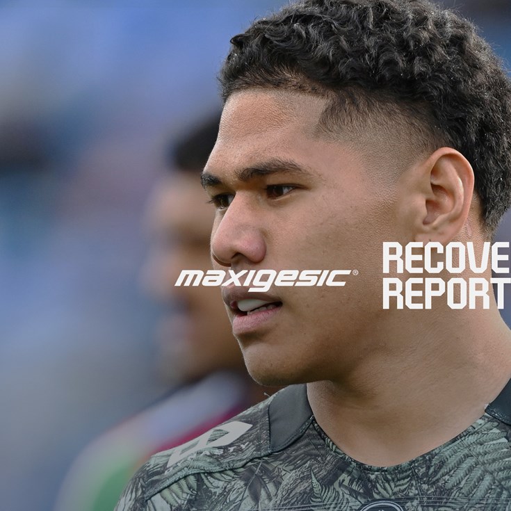 Maxigesic Recovery Report: NRL and NRLW squads