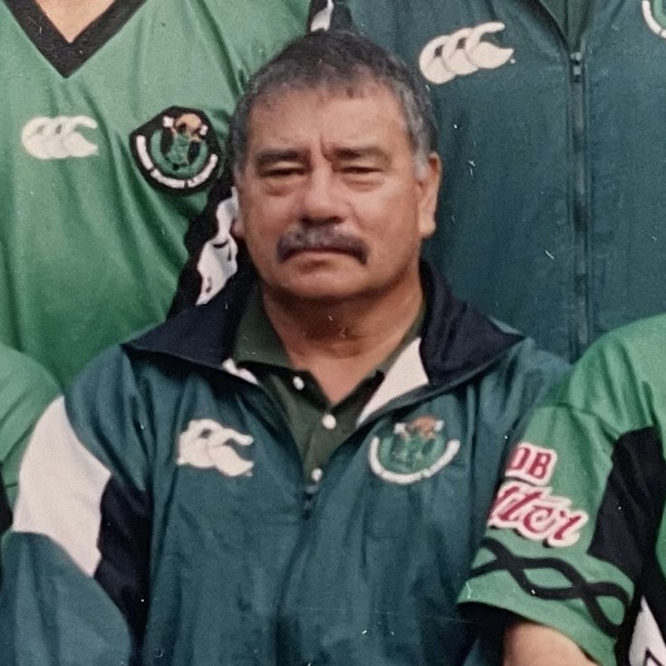 Pausing to pay tribute to successful coach Cameron Bell