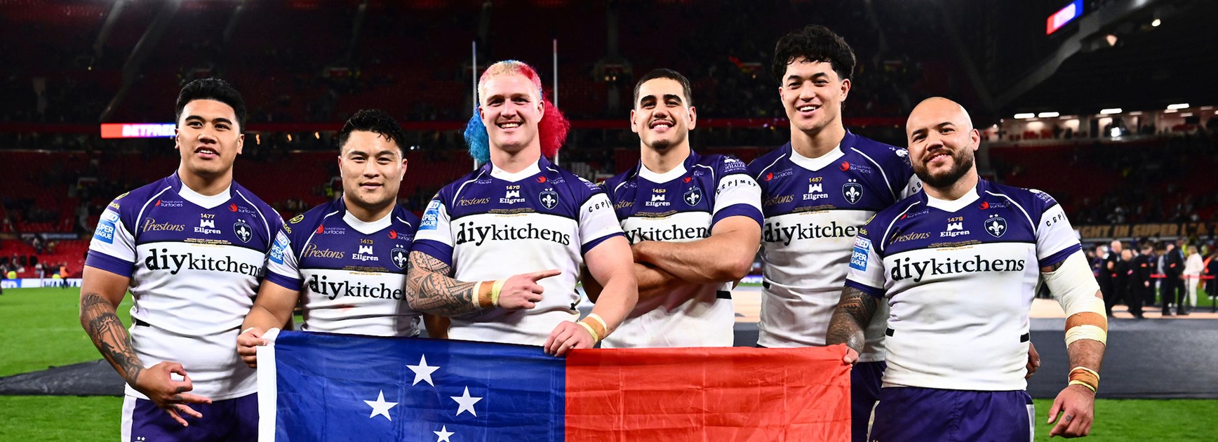 Ex-Warriors celebrate Super League joy with Wakefield