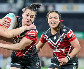 Ikenasio relishes move to wing with pure hat-trick against Knights