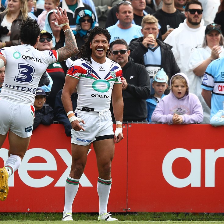 Watene-Zelezniak's hat-trick haul against Sharks