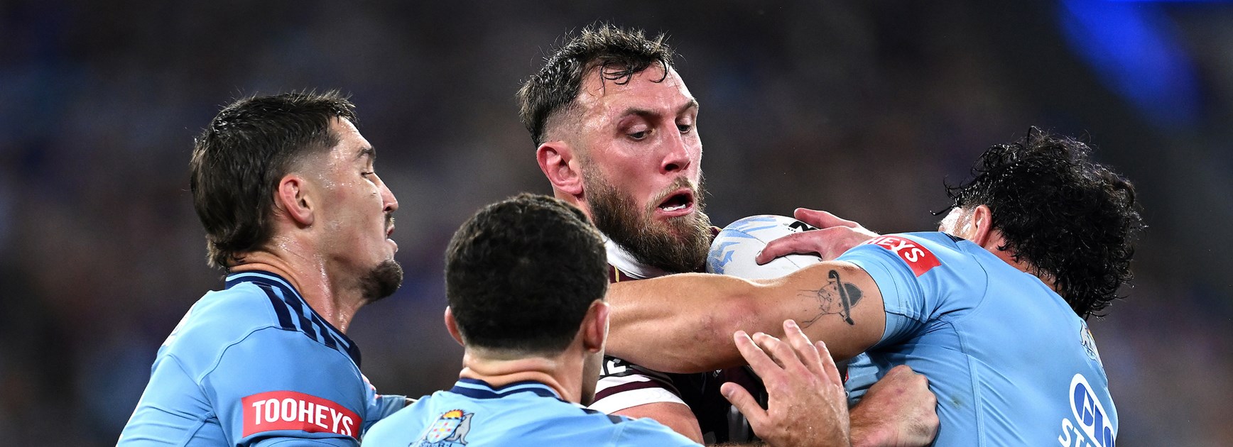 Teammates Barnett and Capewell Origin rivals once again