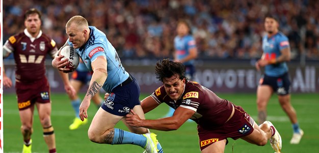 Barnett's first Origin try but winning streak comes to an end